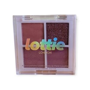 Lottie London Eyeshadow Quad The Mauves Sealed Travel Makeup Palette 3.6g